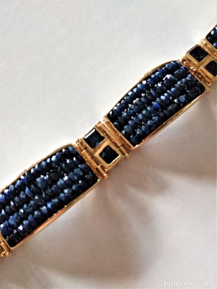 Joyeria: PULSERA ZAFIROS Y ORO 18K - Foto 7