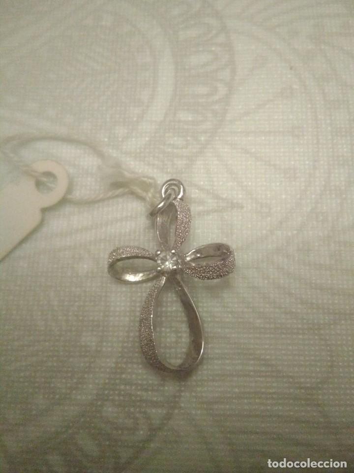 Joyeria: Cruz de Plata con forma de Lazo. - Foto 1