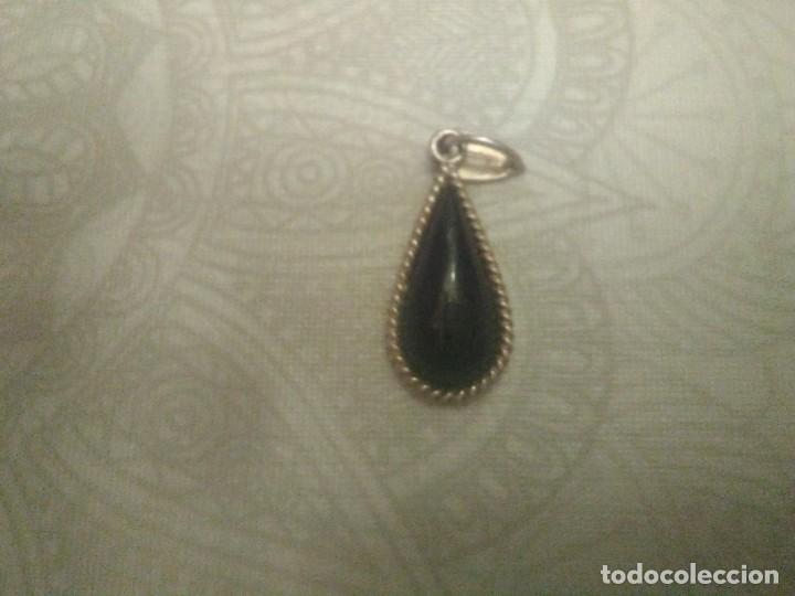 Joyeria: Colgante de Plata con piedra negra. - Foto 1