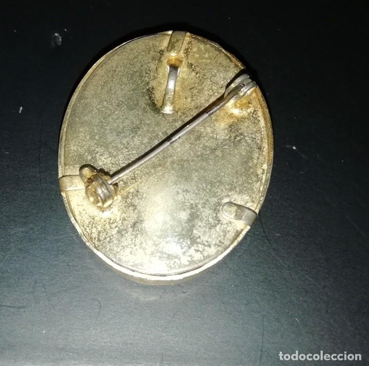 Joyeria: Antiguo broche perfil de mujer - Foto 2