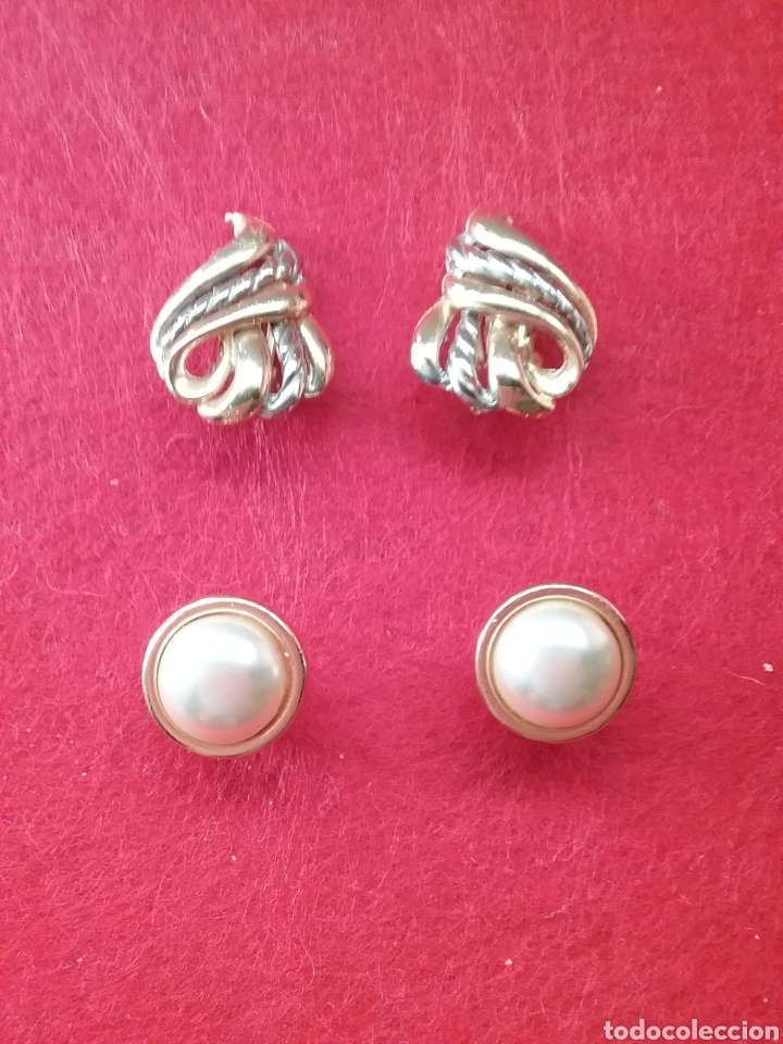 Joaillerie: Dos pareja de pendientes bisuteria .