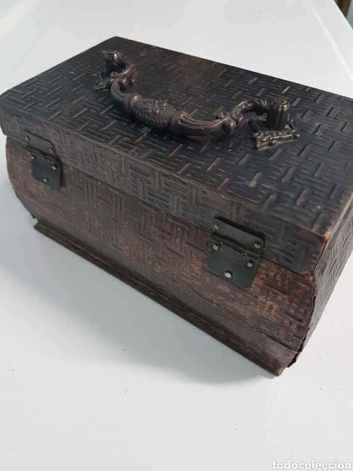 Joyeria: JOYERO DE MADERA FORRADO DE COBRE - Foto 4