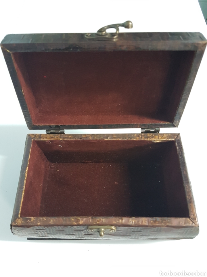 Joyeria: JOYERO DE MADERA FORRADO DE COBRE - Foto 6