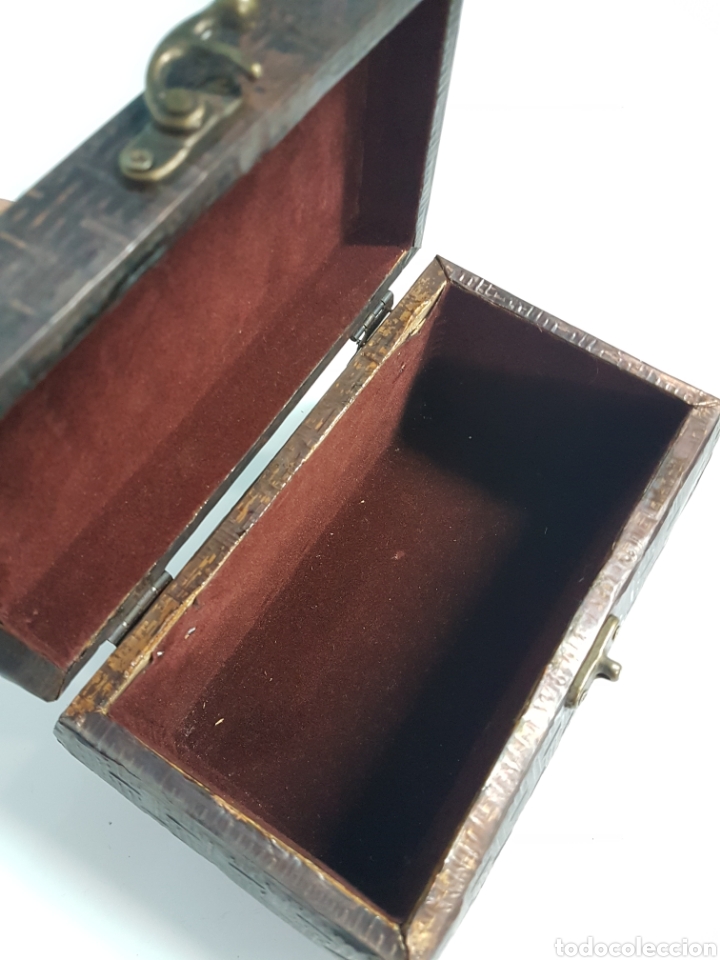 Joyeria: JOYERO DE MADERA FORRADO DE COBRE - Foto 7