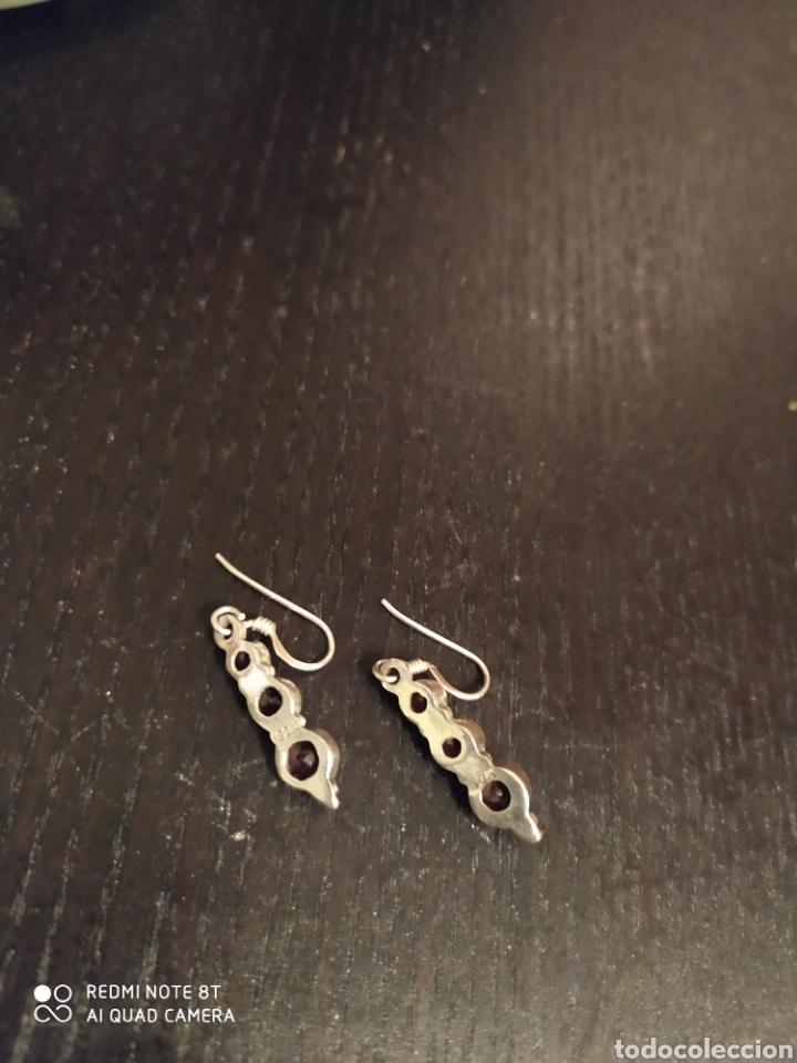 Joyeria: Pendientes de plata y granates - Foto 4