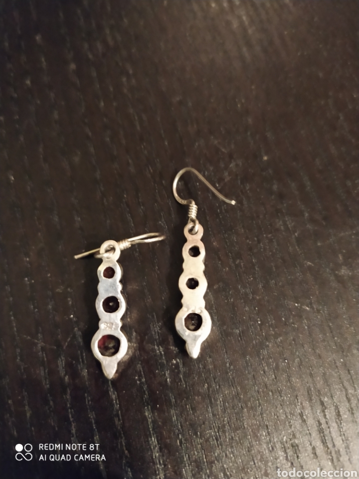 Joyeria: Pendientes de plata y granates - Foto 5