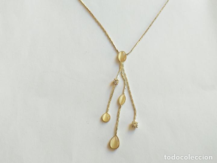 Joyeria: Cadena plateada con colgante. - Foto 2