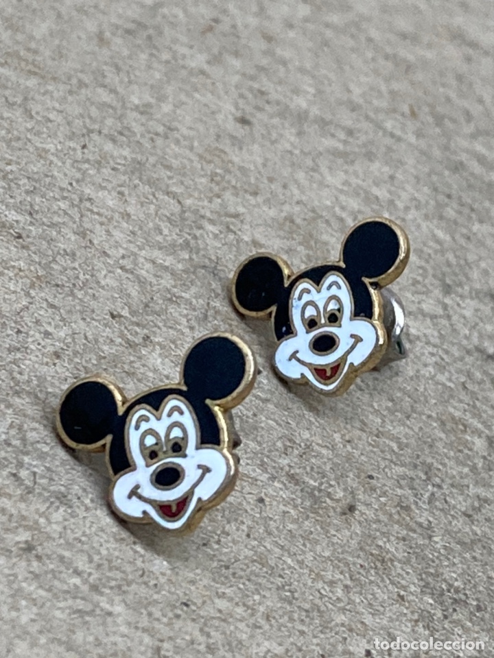 Joyeria: Pendientes Micky Mouse originales a&ntilde;os 70 - Foto 1