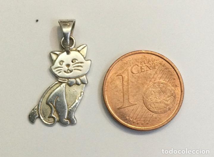 Joyeria: Colgante Gatito. Plata de Ley - Foto 1