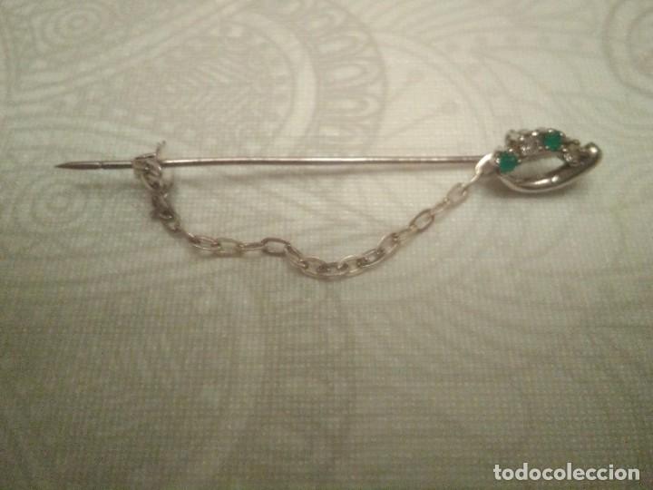 Joyeria: Broche de plata con cuatro piedras - Foto 1