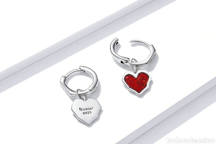 Joyeria: Pendientes de Plata Coraz&oacute;n ENV&Iacute;O GRATIS!! - Foto 2