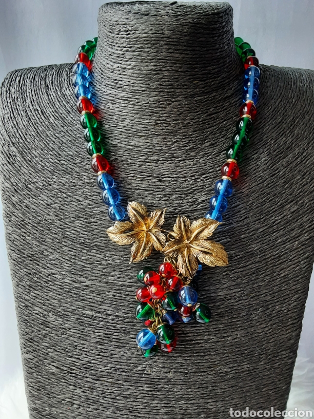 Joyeria: Collar y pendientes de cristal de murano Marie Storms - Foto 2