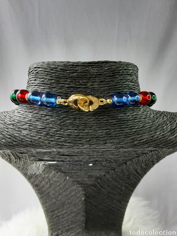 Joyeria: Collar y pendientes de cristal de murano Marie Storms - Foto 4