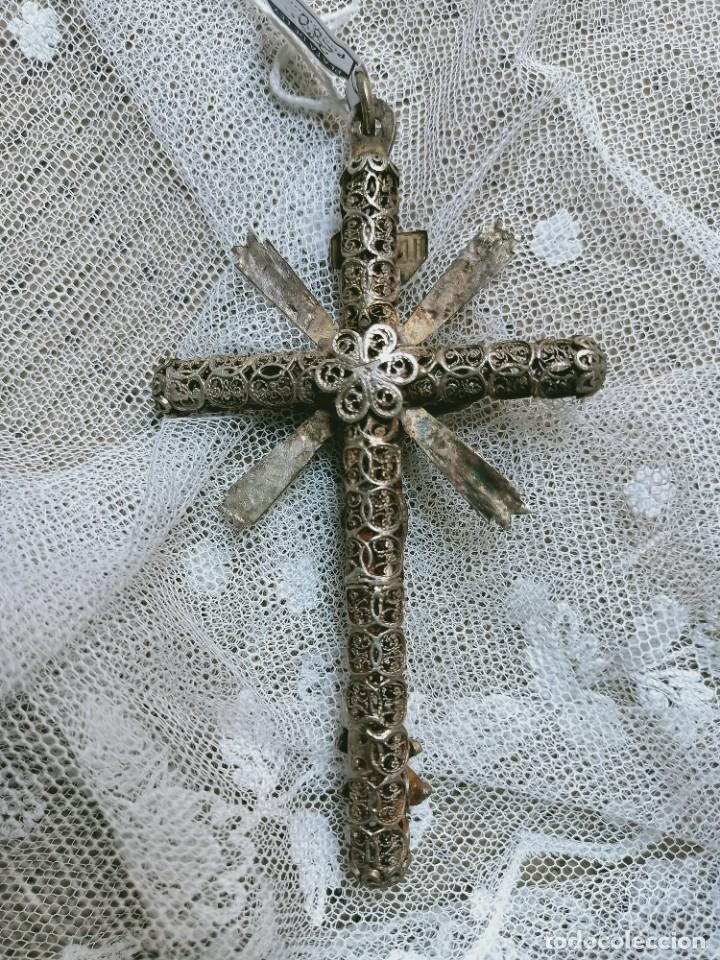Joyeria: Cruz de filigrana de plata - Foto 2