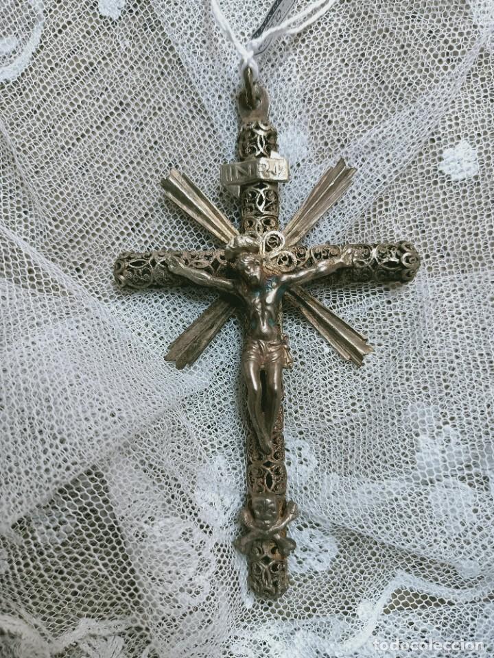 Joyeria: Cruz de filigrana de plata - Foto 1
