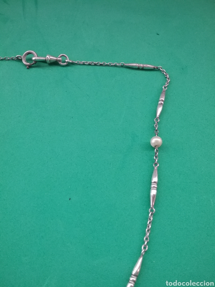 Joyeria: Antigua cadena en plata . - Foto 2