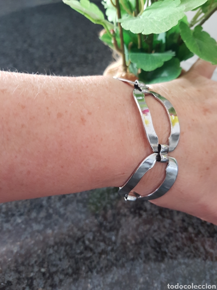 Joyeria: Pulsera Vintage cadenas plateada - Foto 2