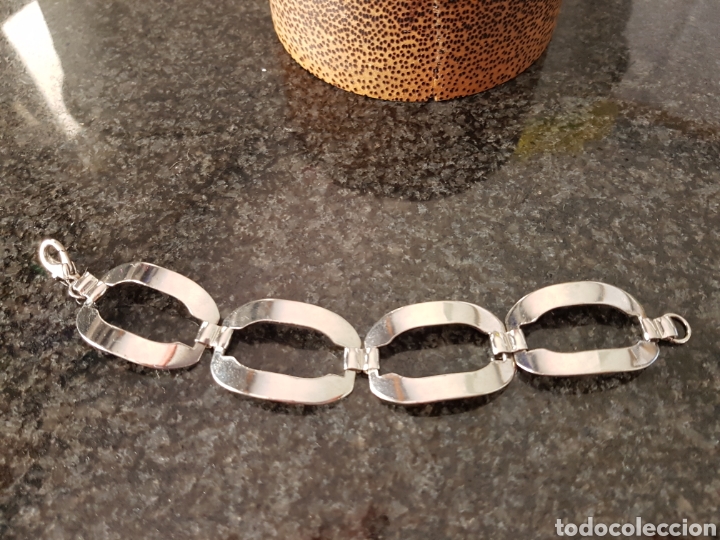 Joyeria: Pulsera Vintage cadenas plateada - Foto 4
