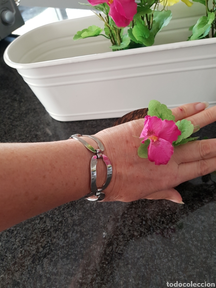 Joyeria: Pulsera Vintage cadenas plateada - Foto 1