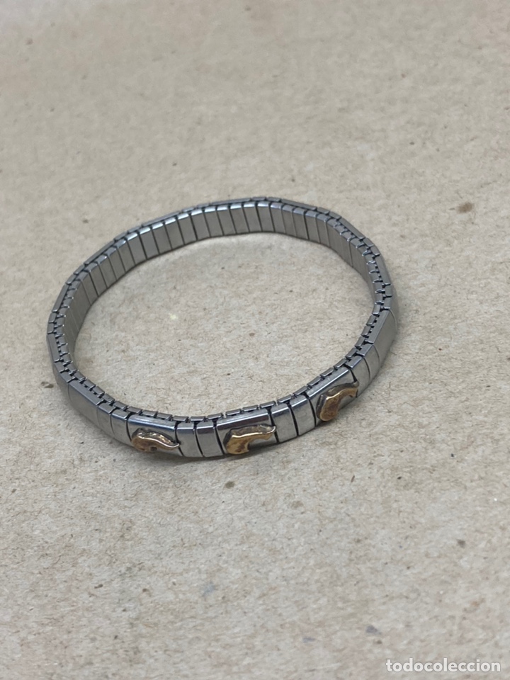 Joyeria: Pulsera de acero y oro - Foto 1