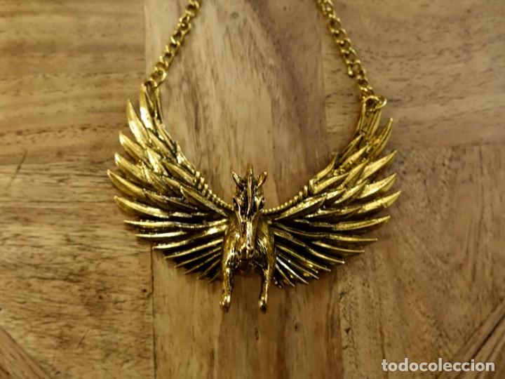 Joyeria: GARGANTILLA CON GRAN CABALLO ALADO EN RELIEVE - Foto 4