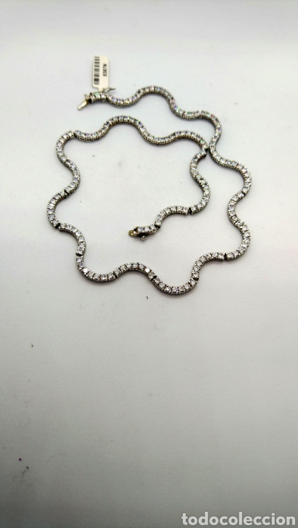 Joyeria: Gargantilla circonitas plata 925mm. - Foto 1