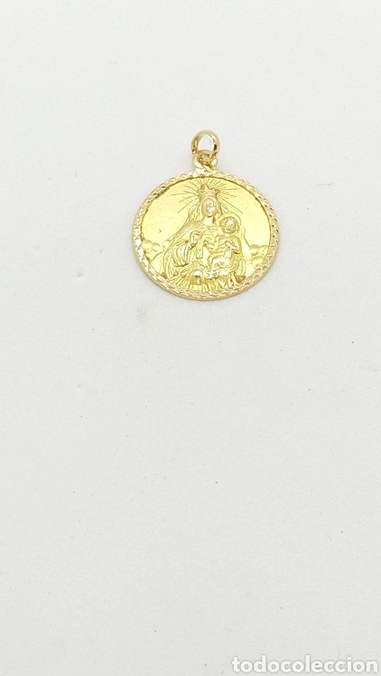 Joyeria: Medalla V. del Carmen oro 18 kts. 2,75grms. - Foto 1
