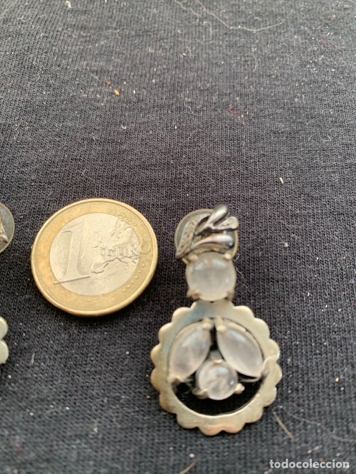 Joyeria: Pendientes de plata y cuarzo rosa - Foto 2