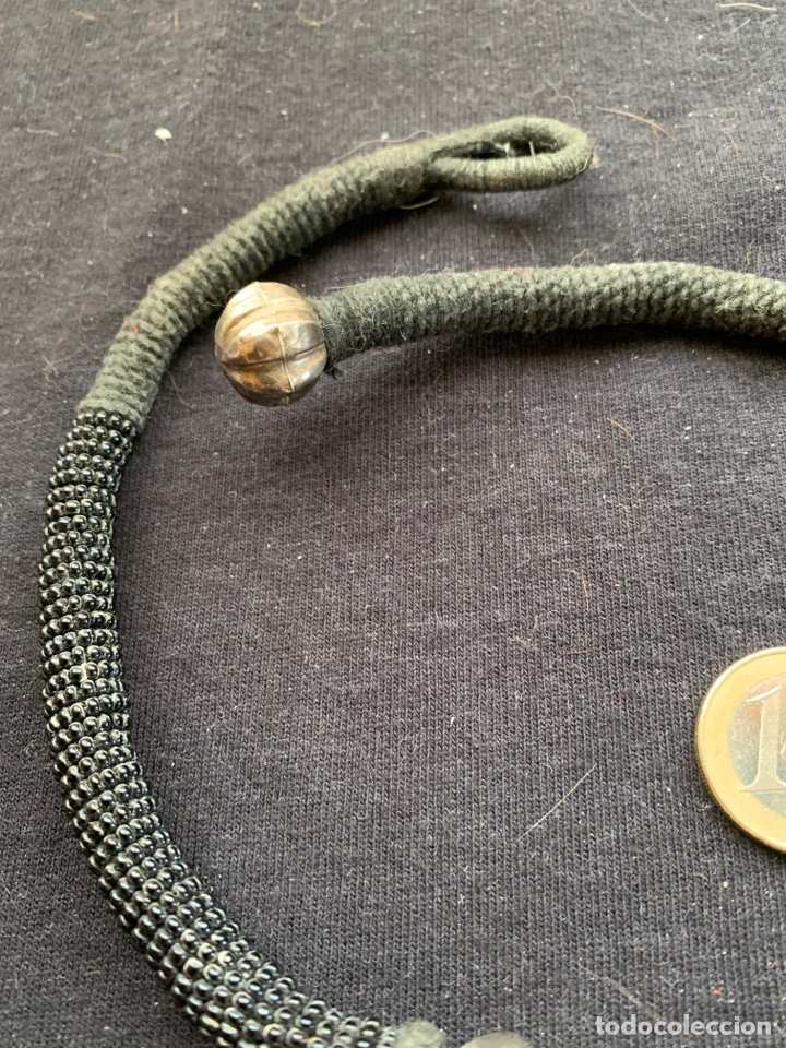 Joyeria: Gargantilla de plata labrada con negro - Foto 3