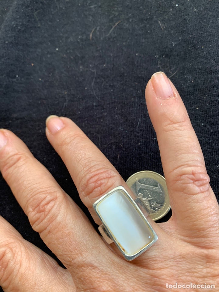 Joyeria: Anillo plata y blanco - Foto 2