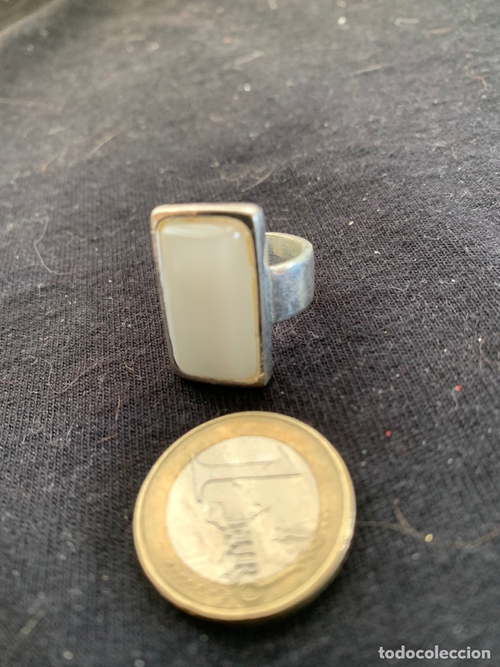 Joyeria: Anillo plata y blanco - Foto 3