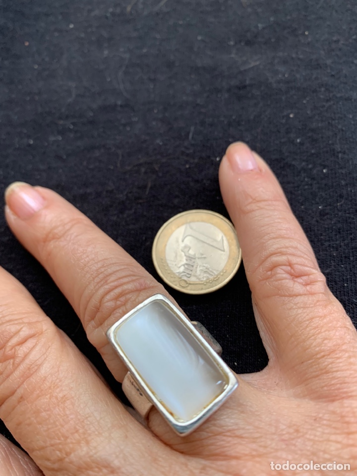 Joyeria: Anillo plata y blanco - Foto 1