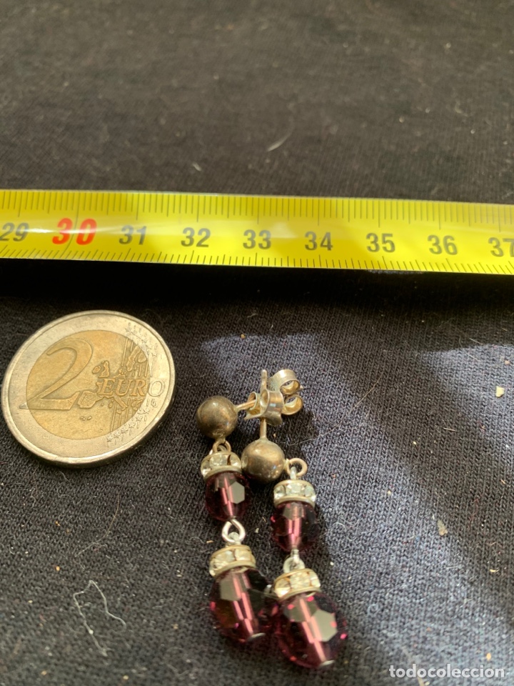 Joyeria: Pendientes de plata y amatistas - Foto 1