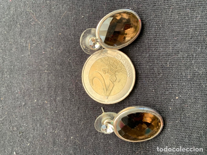 Joyeria: Pendientes de plata y cuarzo ahumado - Foto 1