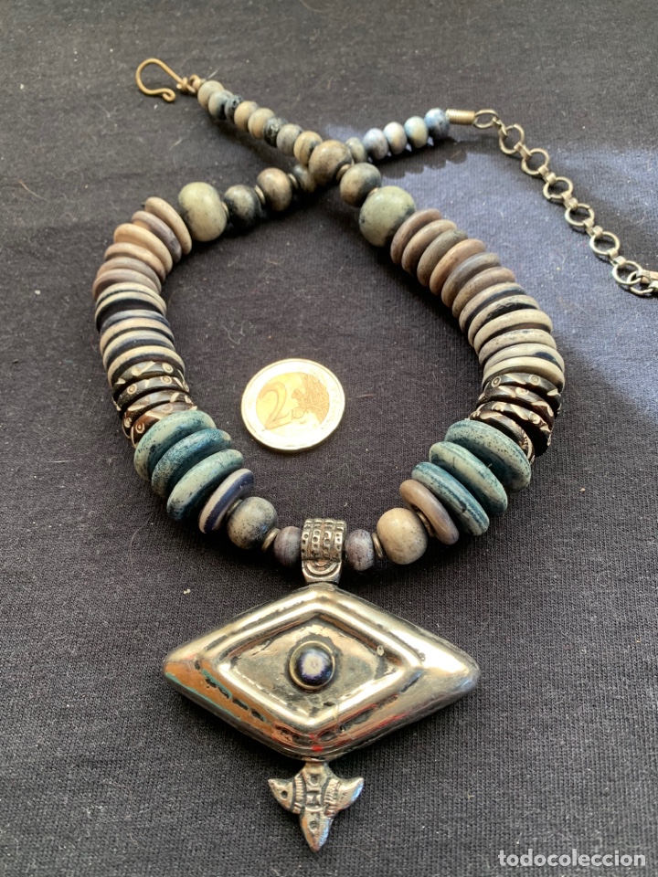 Joyeria: Collar de plata y azul - Foto 1