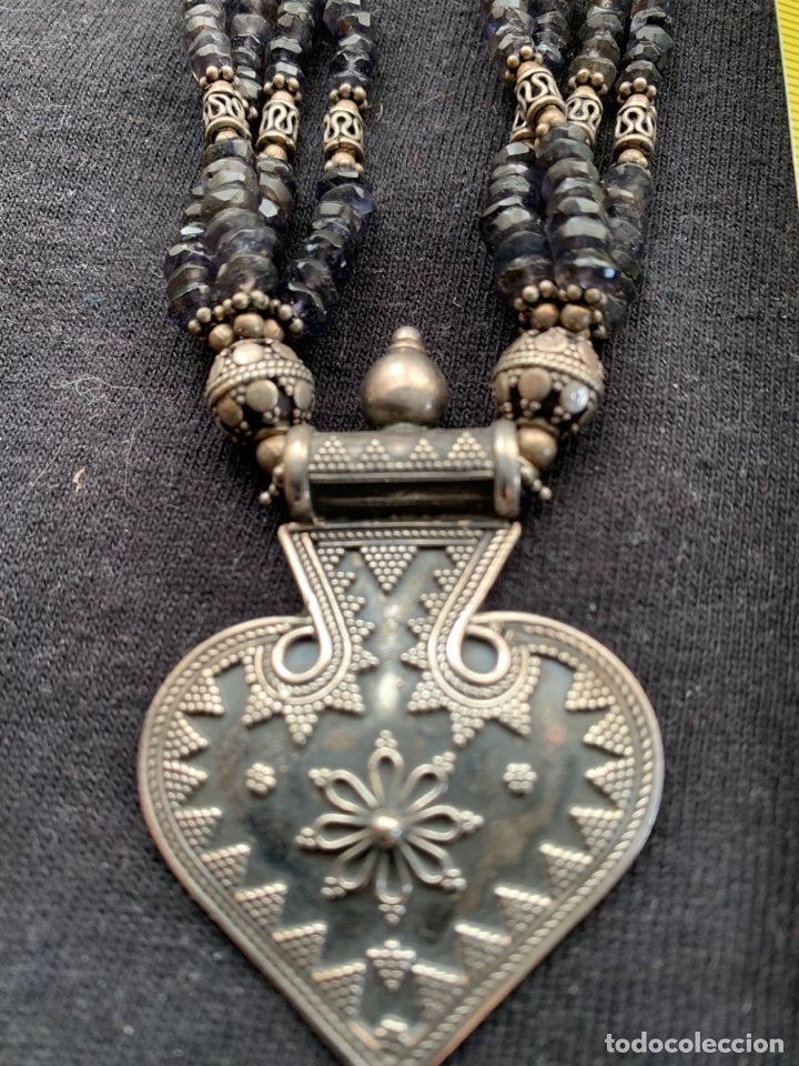 Joyeria: Gargantilla de plata y lapisl&aacute;zuli - Foto 2