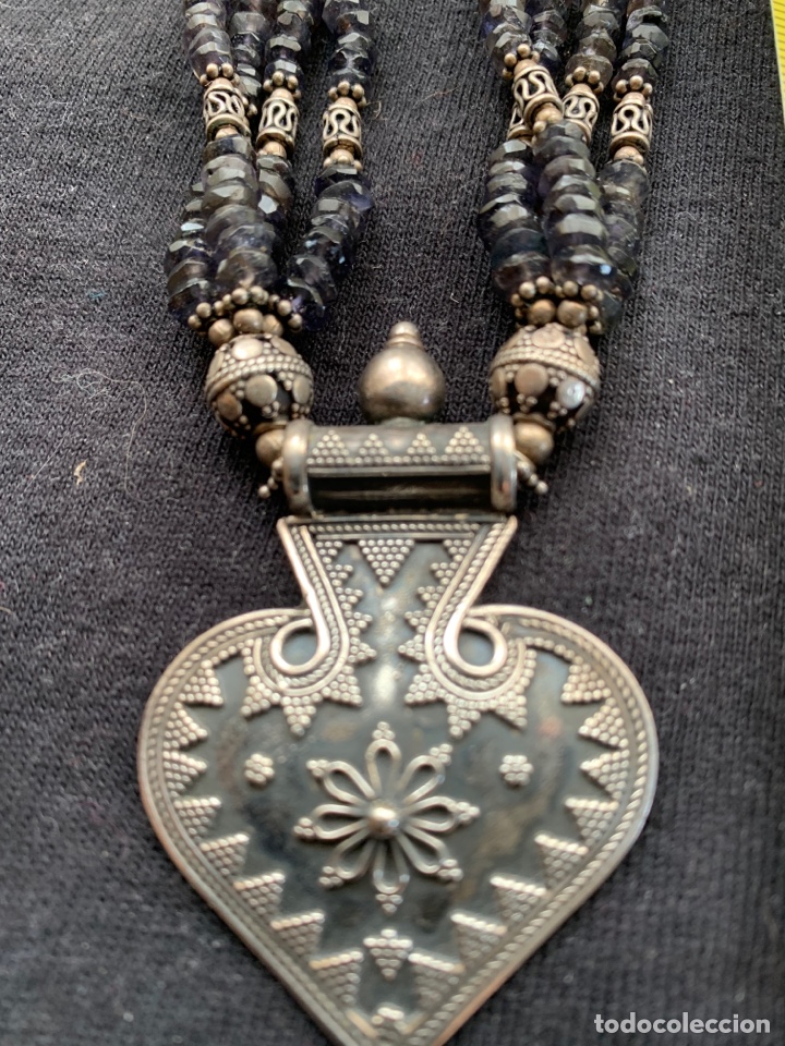 Joyeria: Gargantilla de plata y lapisl&aacute;zuli - Foto 3