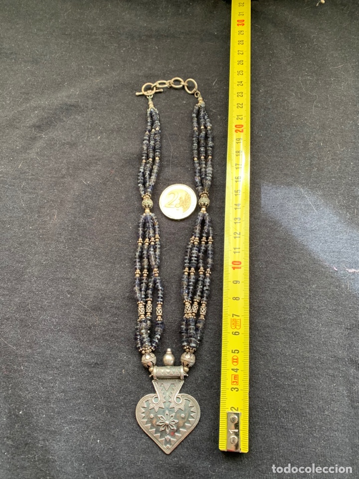 Joyeria: Gargantilla de plata y lapisl&aacute;zuli - Foto 1