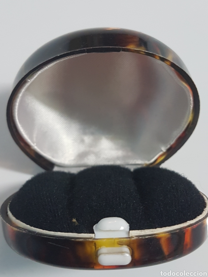 Joyeria: ESTUCHE PARA PENDIENTES ANTIGUO TIPO CAREY - Foto 5
