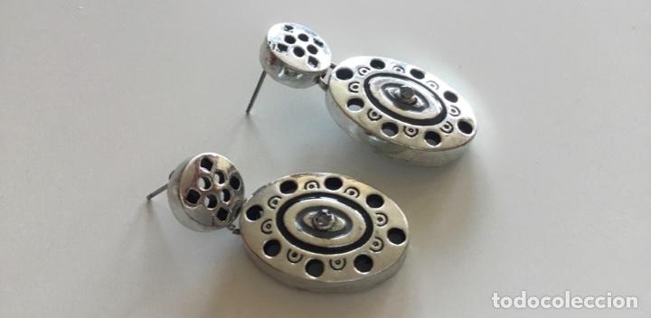 Joyeria: PENDIENTES EN PLATA CON CRISTAL Y ESMALTE. - Foto 3