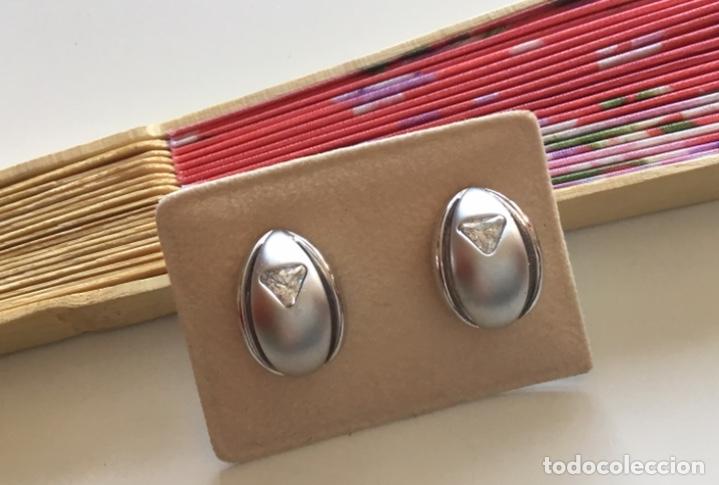 Joyeria: PENDIENTES CON CIRCONIO TRIANGULAR. OMEGA - Foto 3
