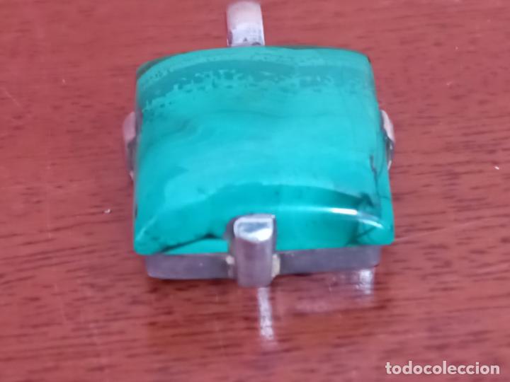 Joyeria: Colgante de malaquita y plata - Foto 3