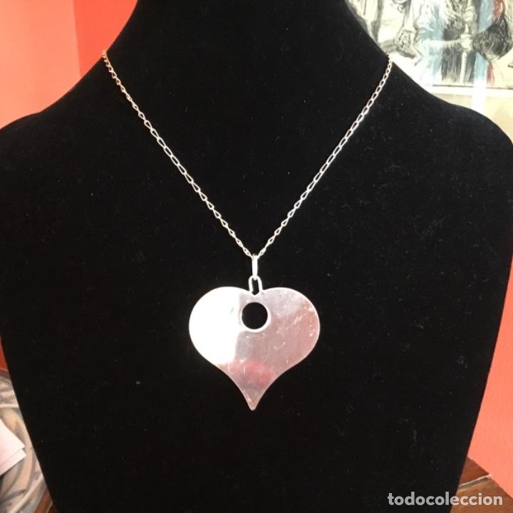 Joyeria: GARGANTILLA DE PLATA DE LEY CON GRAN CORAZ&Oacute;N - Foto 1