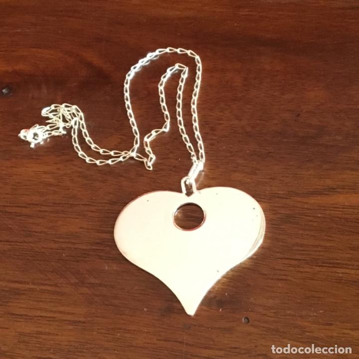 Joyeria: GARGANTILLA DE PLATA DE LEY CON GRAN CORAZ&Oacute;N - Foto 2
