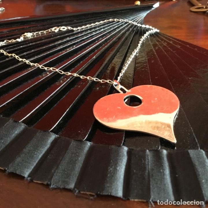 Joyeria: GARGANTILLA DE PLATA DE LEY CON GRAN CORAZ&Oacute;N - Foto 3