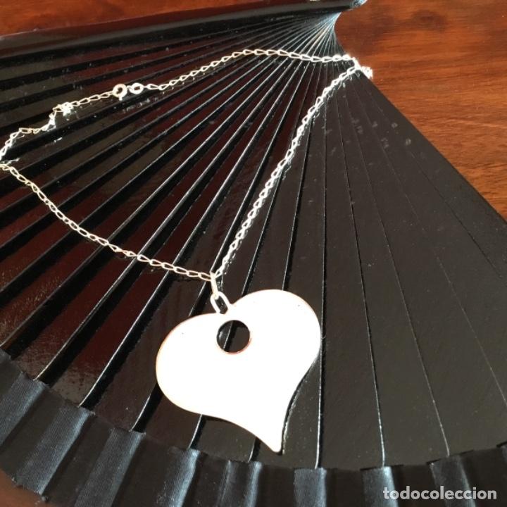 Joyeria: GARGANTILLA DE PLATA DE LEY CON GRAN CORAZ&Oacute;N - Foto 4