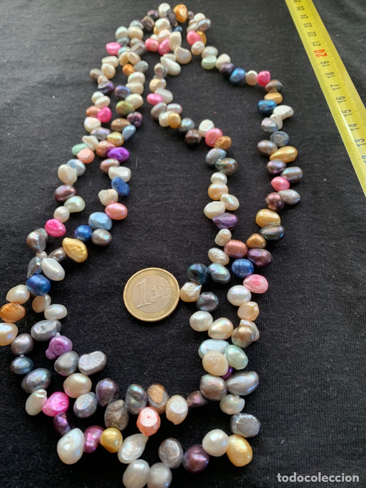 Joyeria: Collar perlas barrocas de colores - Foto 3