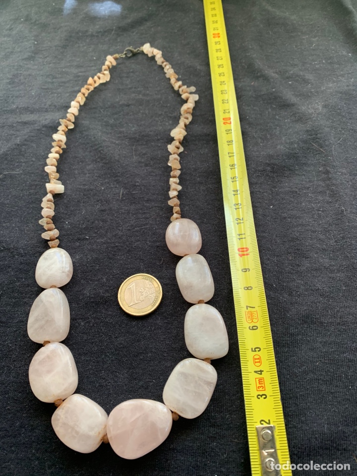 Joyeria: Collar de cuarzo rosa - Foto 1