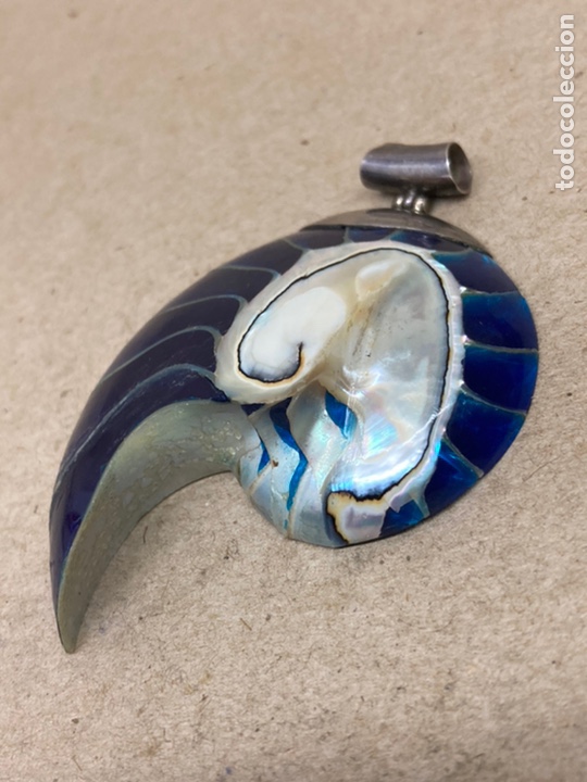 Joyeria: Colgante de plata y n&aacute;car /C10 - Foto 5
