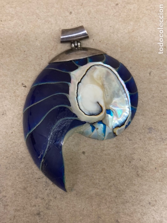 Joyeria: Colgante de plata y n&aacute;car /C10 - Foto 4